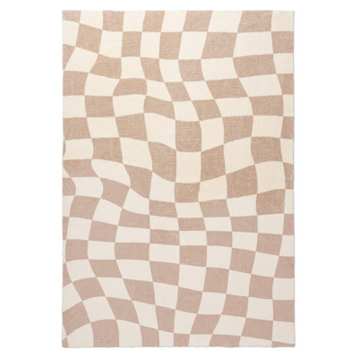 Eleise Washable Checkered Indoor Rug