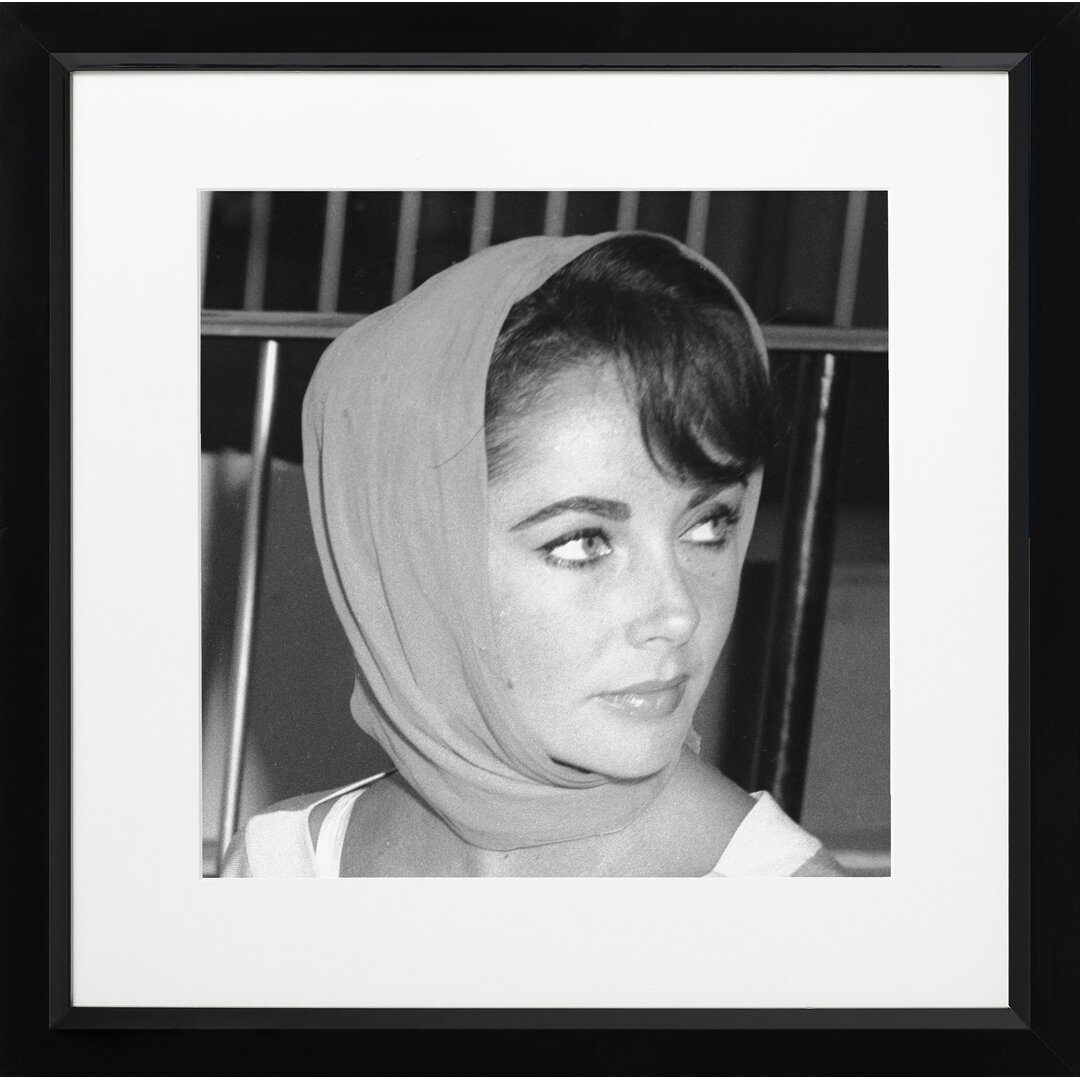 Gerahmter Fotodruck Elizabeth Taylor