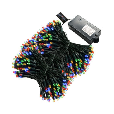 Outdoor Battery-Operated Multi-Function 100 LED String Light