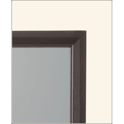 Miroir à finition espresso
