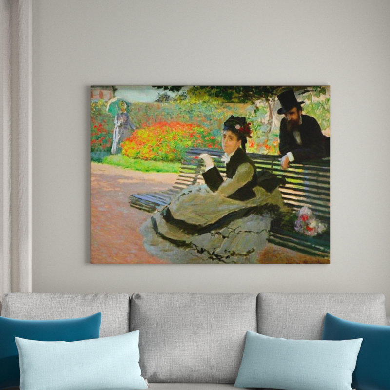 Claude Monet - Wrapped Canvas Painting, 60cm H x 80cm W x 1.8cm D