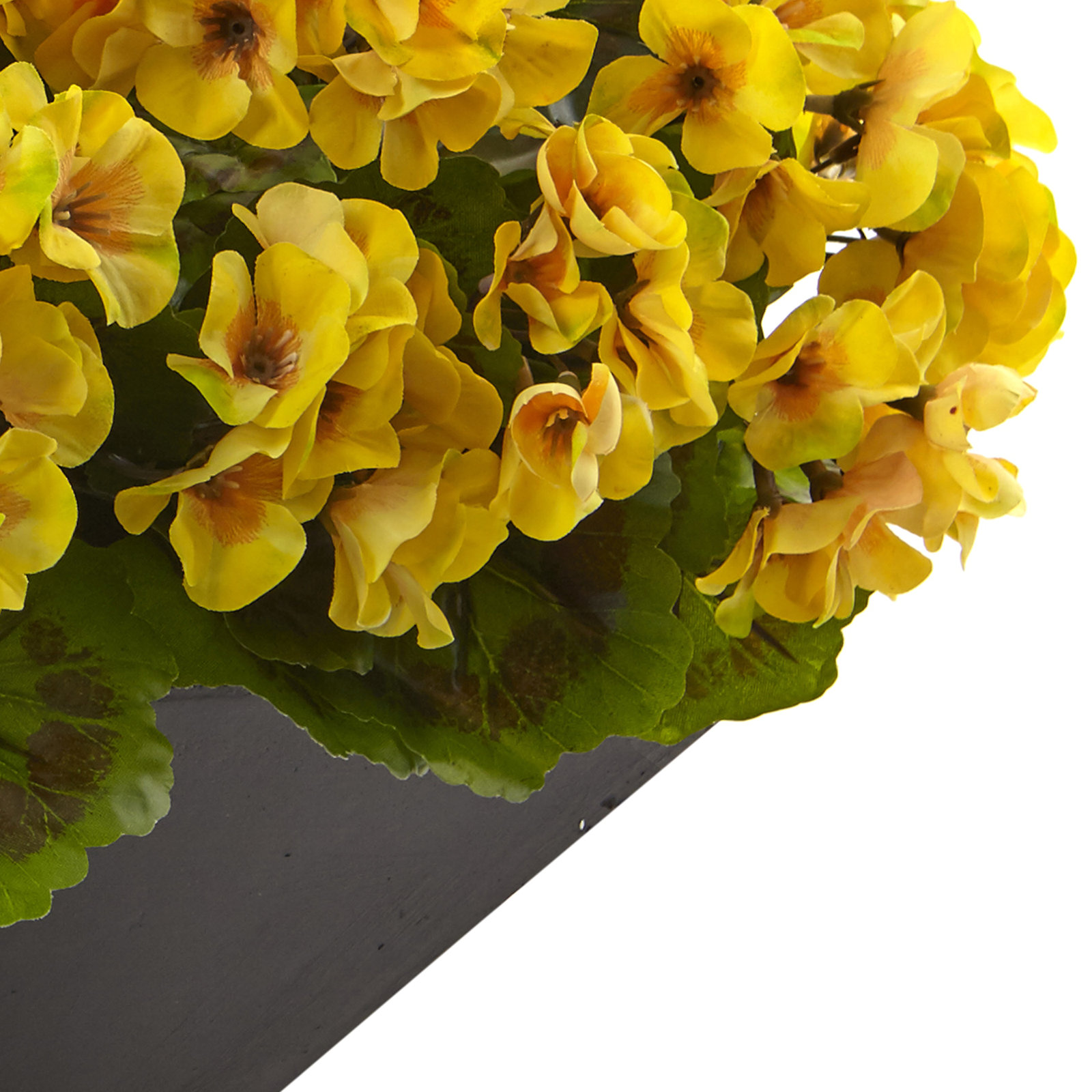 UV Resistant Geranium Floral Arrangement, Yellow