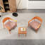 Méridienne et table basse Modern 2, brun abricot, confortable, coussins de soutien, polypropylène, savoir-faire artisanal-485771569