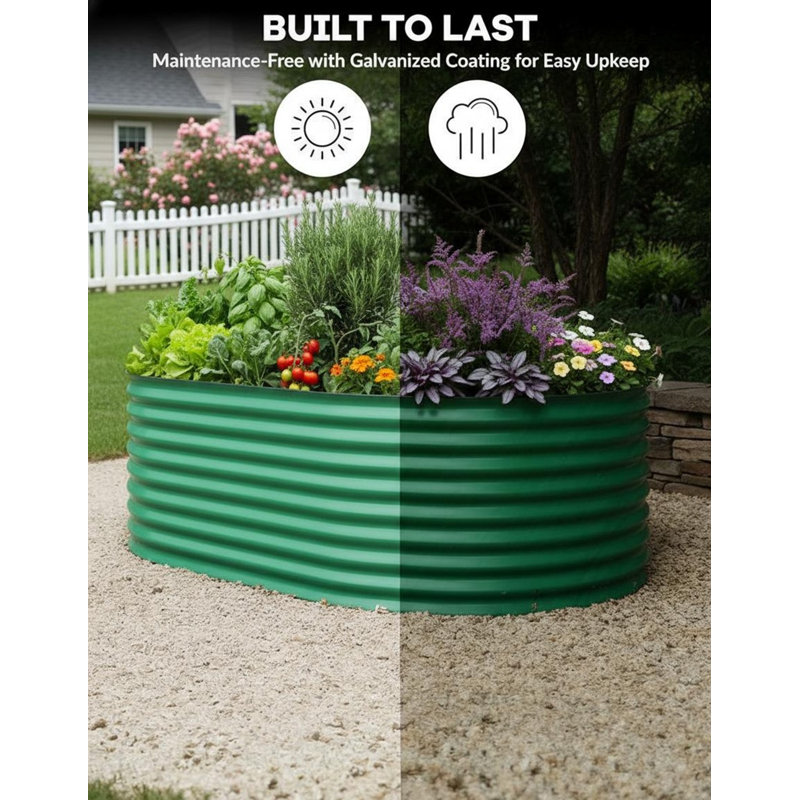 2pcs Heavy-Duty Raised Garden Beds, 94.5" H x 47.2" W x 23.6" D