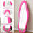 63" X 24" Flannel Wrapped Wooden Frame Full-Length Accent Mirror - Irregular Wavy, Standing/Hanging-1049785476