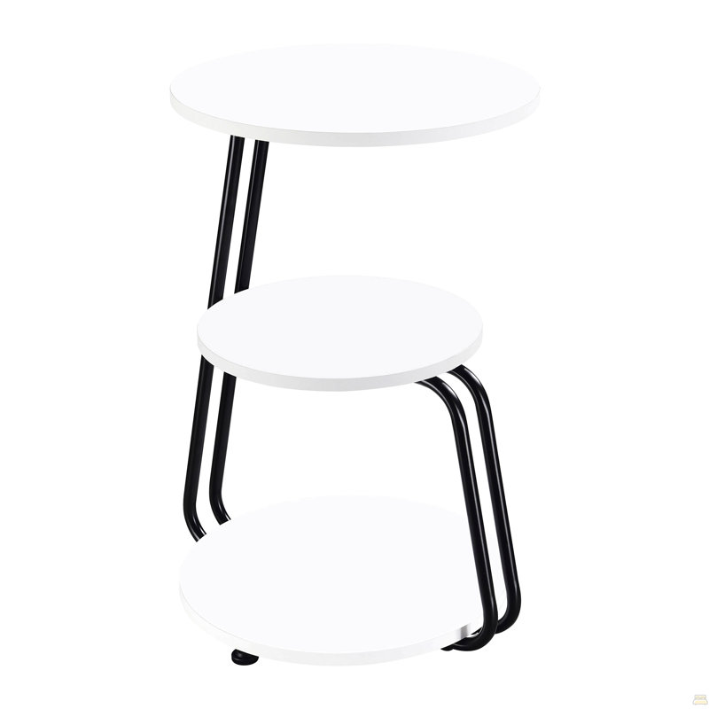 Table d'appoint ronde à 3 niveaux Dixon