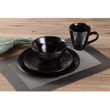 Lorren 16 Piece Stoneware Dinnerware Set - Service for 4