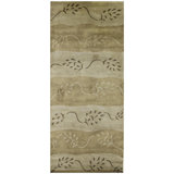 Hand-Knotted High-Quality Beige Runner