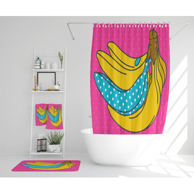 Necdet Polyester Shower Curtain Set