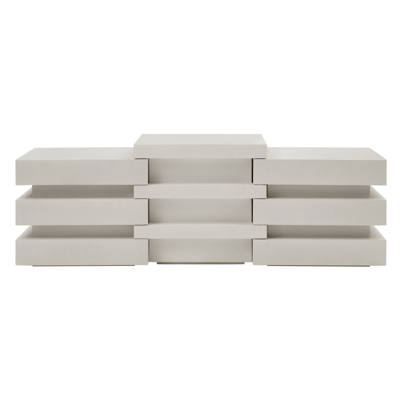Provenance Signature Outdoor Square Coffee Table, 18" x 18" x 15"