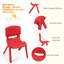Millner Zoomie Kids Kids Multifunctional Activity Rectangle Table Kids Learn And Play Desk Red-975702357