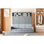 Grand lit - Maximisez l'utilisation de l'espace. Multifonctionnel et fonctionnel. Fabriqué en contreplaqué. Rangement inclus. Facile à utiliser. Assemblage requis. Aucun matelas inclus-18437884-18437886
