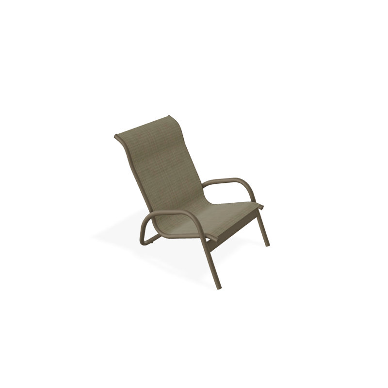 Gardenella Patio Chair, Elevation Stone, Beachwood
