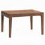 Ensemble de salle à manger moderne 5 pièces avec table de salle à manger extensible et chaises en noyer