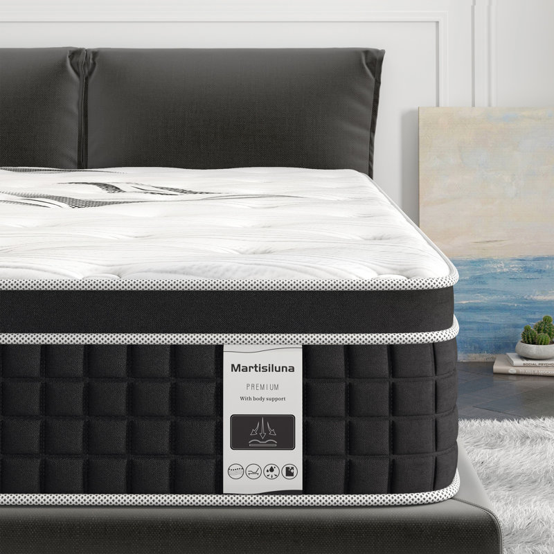 10 Inch Memory Foam Medium Firm Mattress with Innerspring, Full/ Double