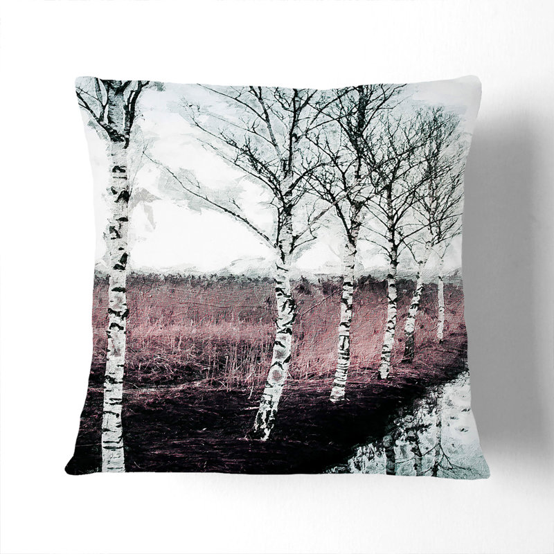 Square Throw Cushion, 40cm H x 40cm W x 15cm D, White