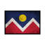 Drapeau de Denver, carte avec grunge, impression sur toile-1713779680-1713779692-1713779694
