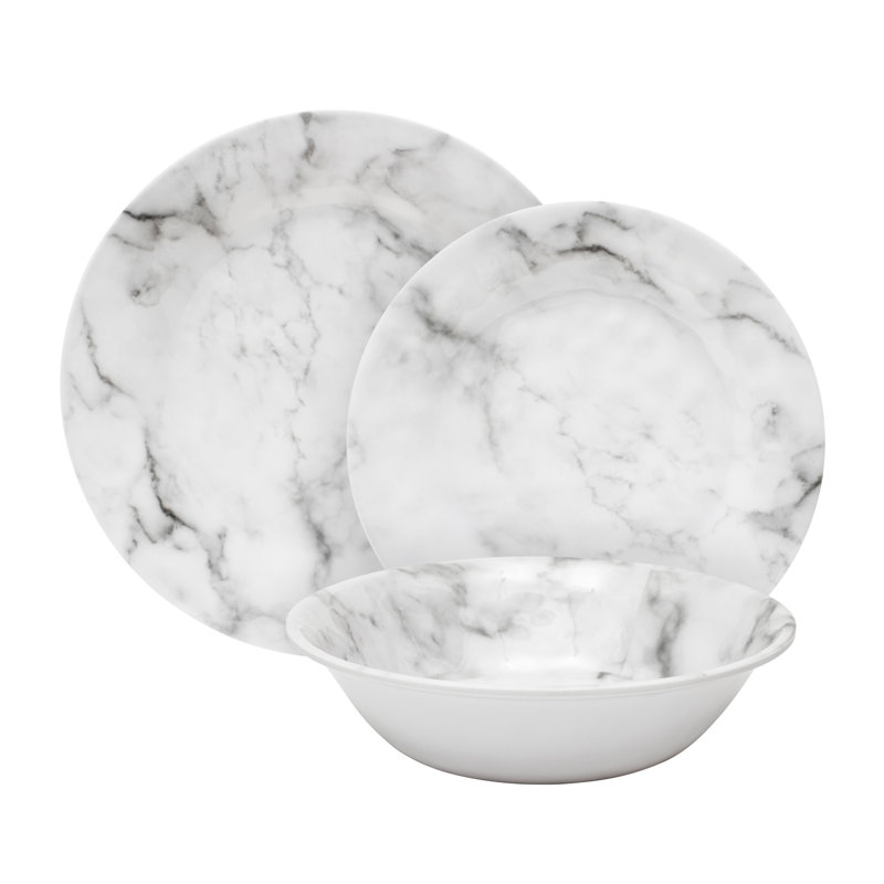 Esaw Piece Melamine Dinnerware Set - Service for 4