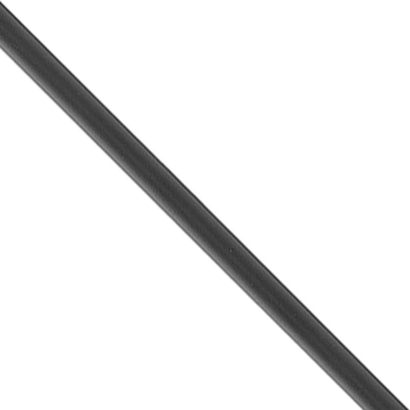 Tige d'accessoire en acier 12 po, Noir satiné