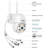 C289 1080P WIFI 355°PTZ Security IP camera Outdoor, AI Person Vehicle Detection, 2-Way Audio