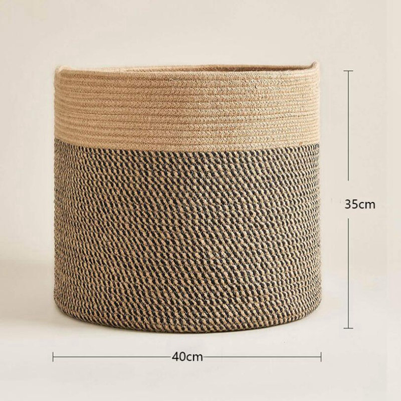 Panier à linge pliant tissé