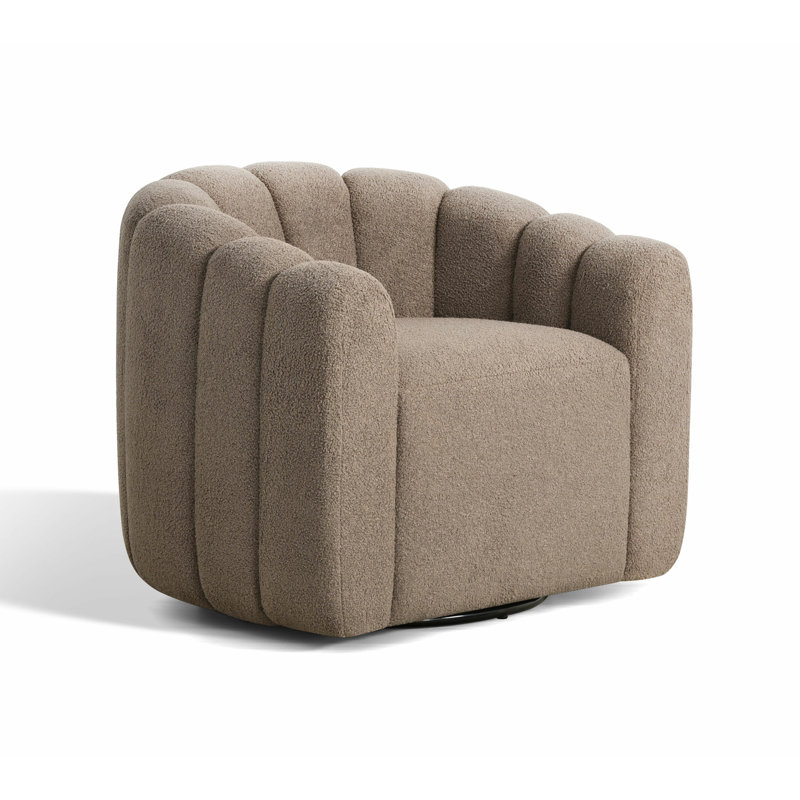 Chaise pivotante Sasha, Coffee