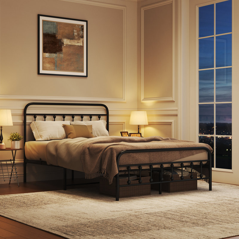 Full Size Metal Platform Bed Frame