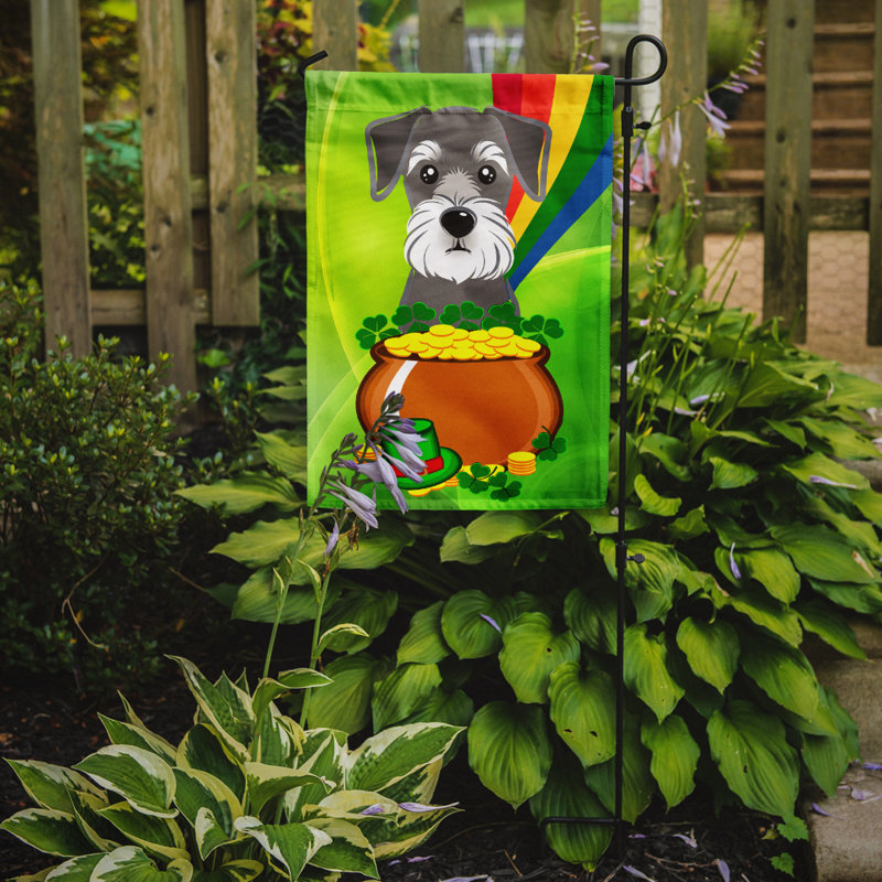 Drapeau de jardin Arella St. Patrick's, Schnauzer