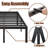 Jalyna Heavy Duty 14'' Metal Bed Frame with Round Corners, Box Spring Not Required, Noise Free-517900159