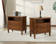 Amberlyn 27.2'' H Traditional  2-Drawer Nightstand with Built-In Outlets and Solid Wood Legs and Open Shelve (Set of 2)