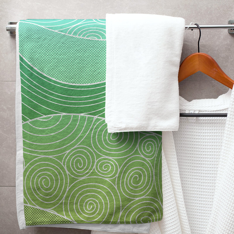 Katelyn Elizabeth Bath Towel, Blue/Yellow