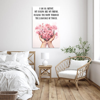 «I Am An Artist» sur toile