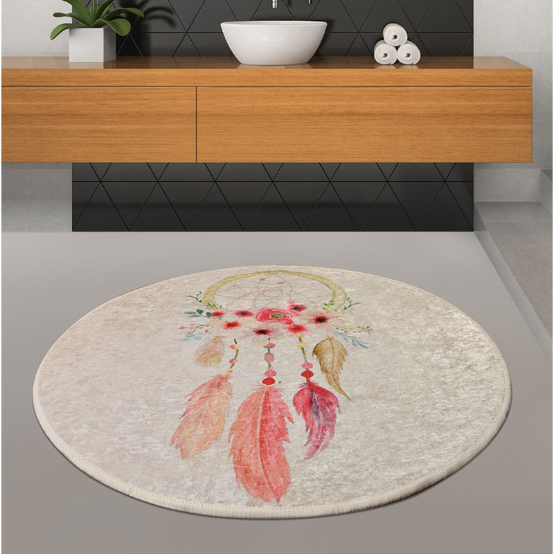 Round Marylou Shag 100cm X 100cm Area Rug
