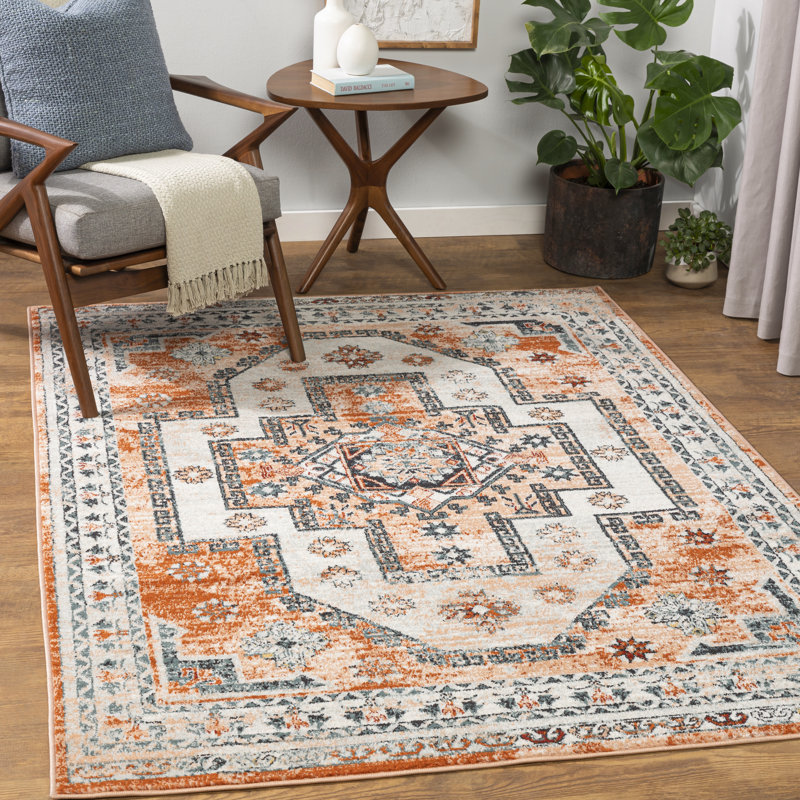 Aldusa Oriental Indoor Rug, Rectangle 5'3" x 7'