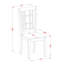 L'ensemble de 3 tables de salle à manger modernes comprend une table rectangulaire en bois avec Dropleaf et 2 chaises de cuisine, babeurre et cerise-1104155887-1104155886-1104155880