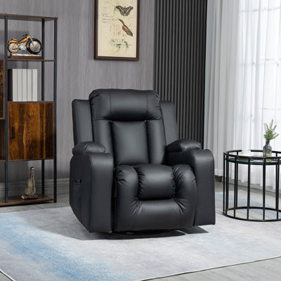 Fauteuil de massage en faux cuir