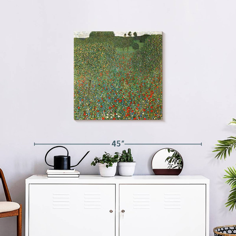 A Field Of Poppies 1907, H 24 po x l 24 po