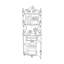Corner Bookshelf Elegant Storage-108279925-108279924