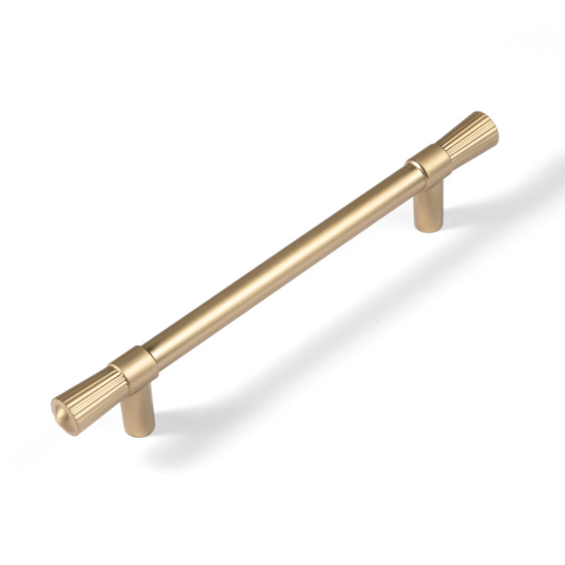 Paquet multiple de poignées plissées Design-Sensual, 5", Bronze champagne