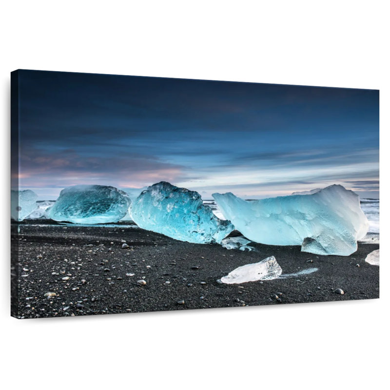 Glace Alvord à Diamond Bay, H 30 po x l 45 po