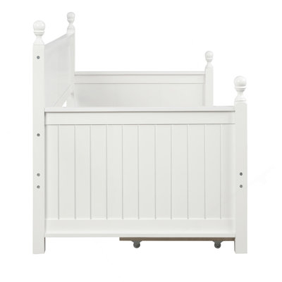 Wood Daybed With Three Drawers ,Twin Size Daybed,No Box Spring Needed ,White