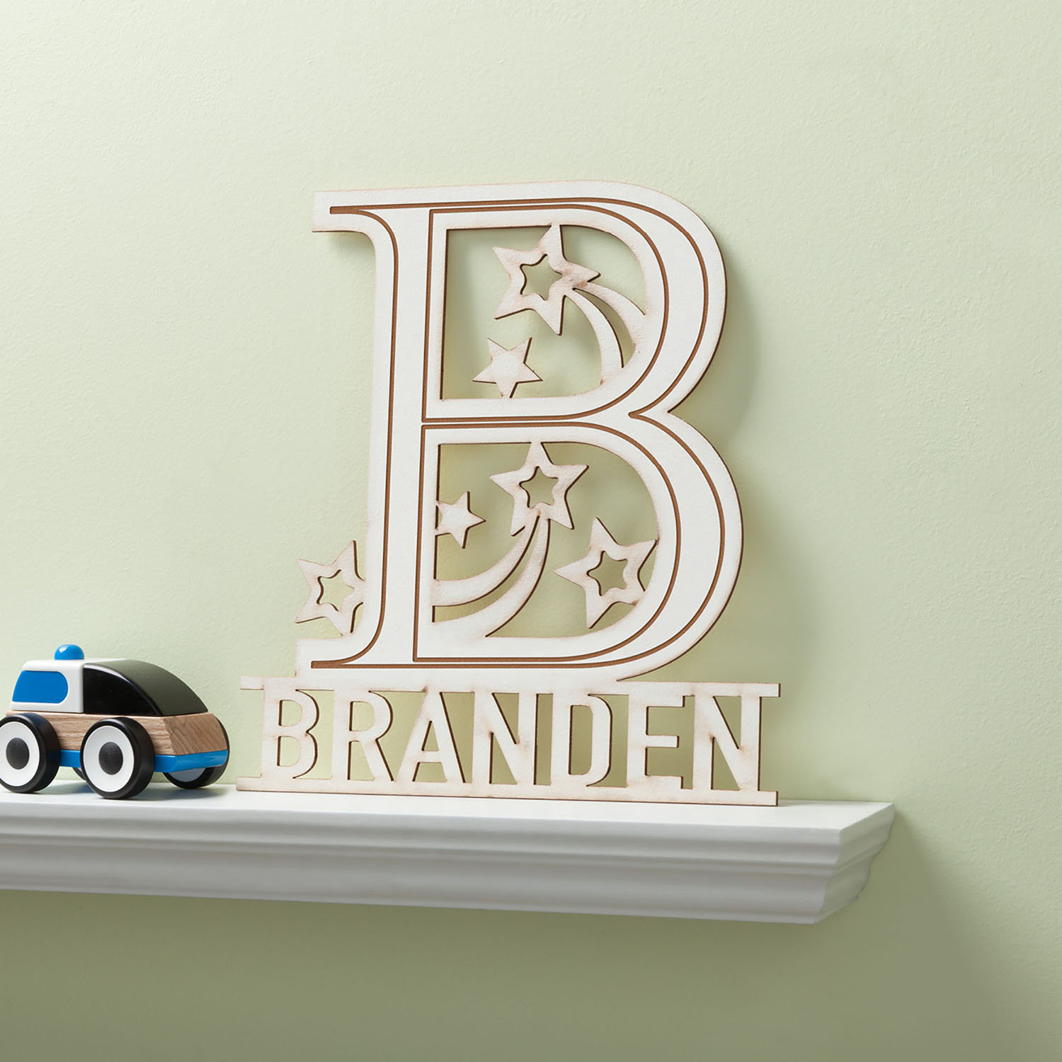 large letter w wall decor