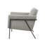 Chaise d'appoint en métal pour le salon
