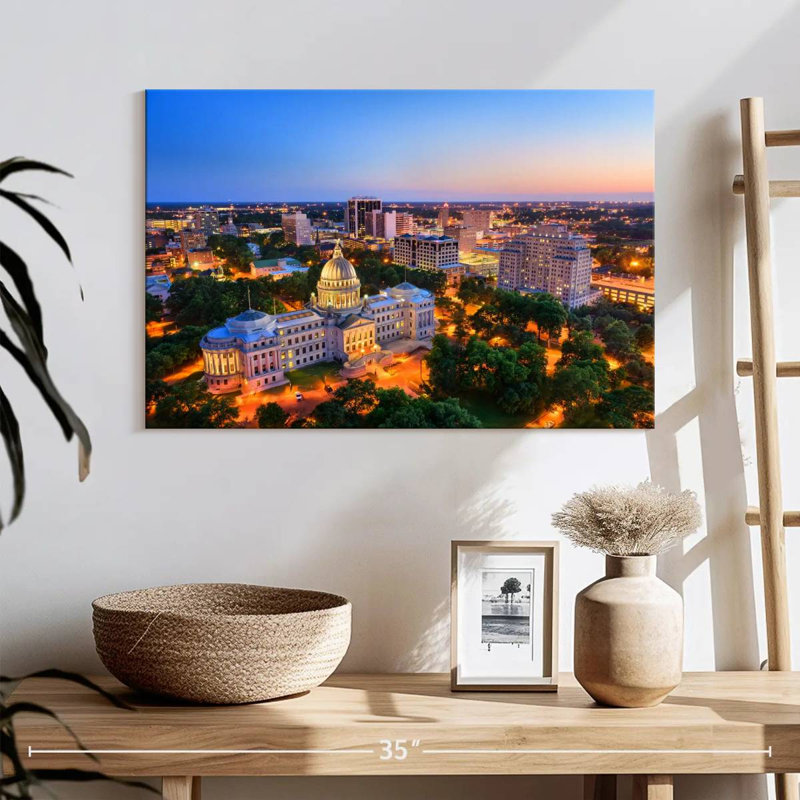 Nicci Jackson Mississippi Skyline, 16" H x 24" W