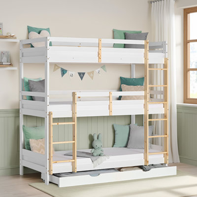 Canmore European Single (90 X 200 Cm) Bunk Bed with Storage Included