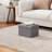 15" Foldable Fabric Storage Ottoman Bench, Versatile Seat With Hidden Storage Compartment