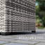 Outsunny 253L Garden Storage Box Rattan Deck Box Patio Rattan Mixed Grey