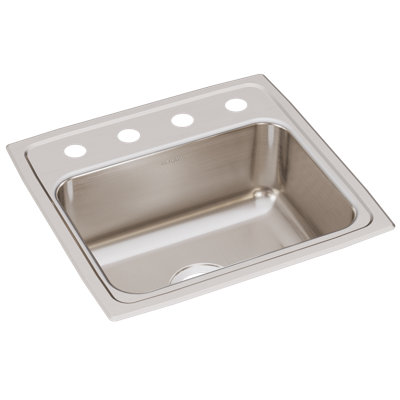 Lustertone Classic Stainless Steel 19" L x 18" W Drop-in Kitchen Sink