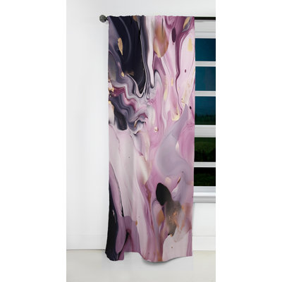 Tavares - Abstract Marble Curtain - Blackout Marble Curtain - 1 Panels