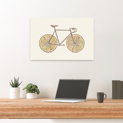 Impression d'art mural orange orange
